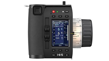 ARRI hi-5 camera hand unit front view. 