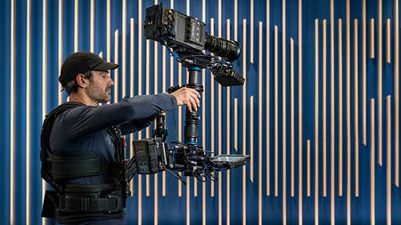 TRINITY 2 used handheld as body-mounted steadicam